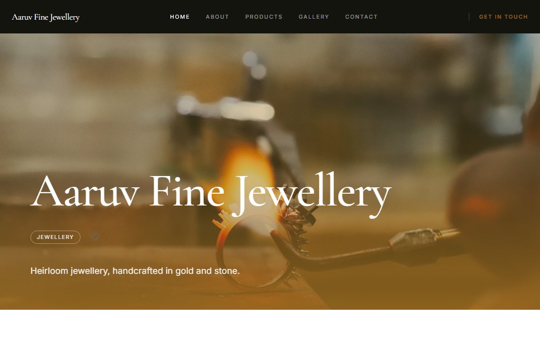 Jewellery demo site preview